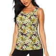 thumbnail image 1 of Gaeub Lilies Flowers Women's Workout Tank Tops Lightweight Sleeveless Shirts for Women for Athletic Running Tennis Yoga - XX-Large, 1 of 9