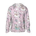 thumbnail image 1 of Gaeub Llama Unicorn and Rainbow Men's and Women's UPF 50+ Long-Sleeved Sun Protection Clothing, Fishing Shirt Long Sleeve Zip - Small, 1 of 9
