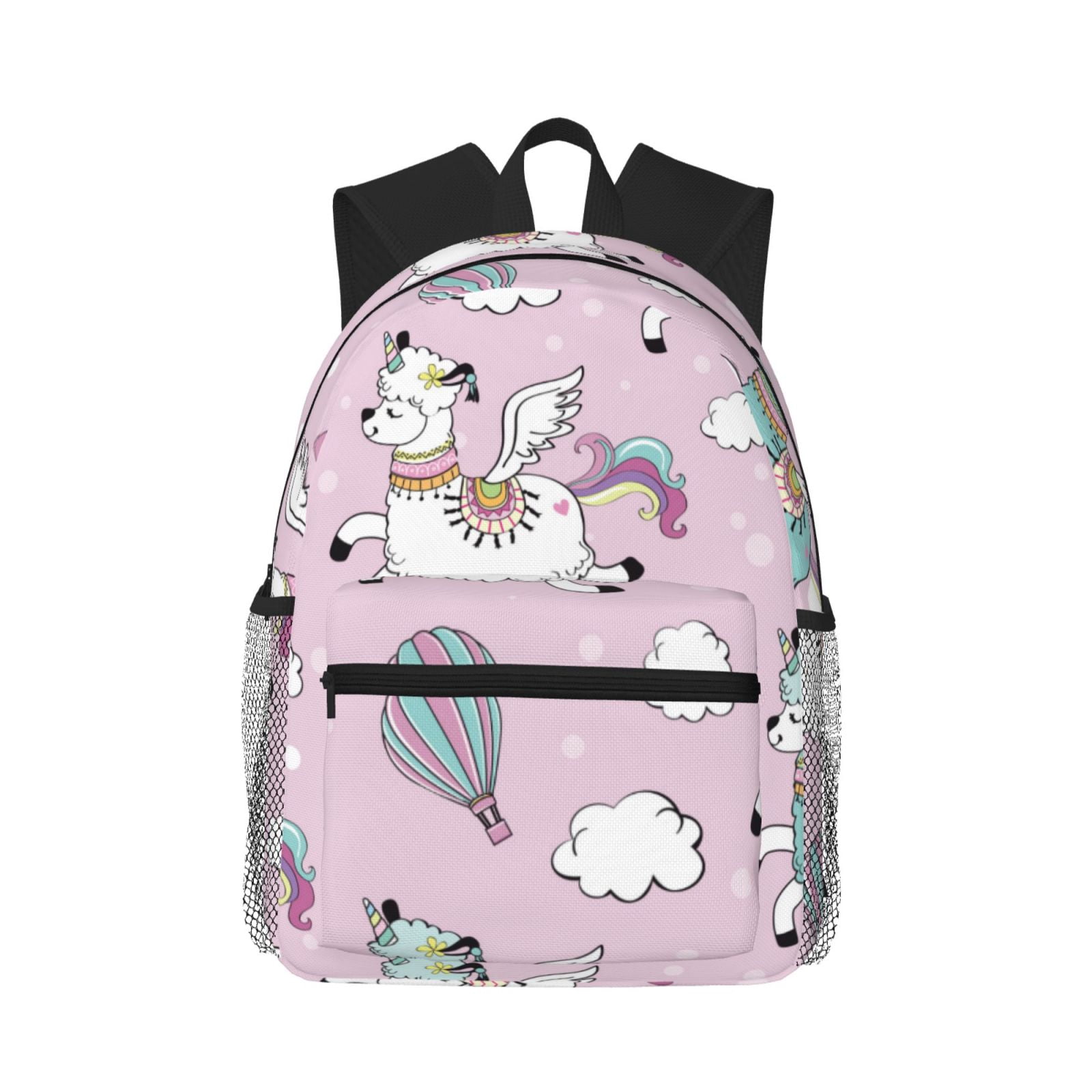 Cute Llama With Arrows Backpack - School, College, Travel Daypack For Teens & Adults