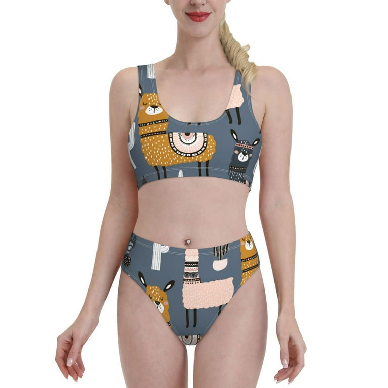 High waisted cactus swimsuit sales