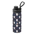 thumbnail image 1 of Gaeub Llamas 1 Print Stainless Steel Water Bottle,18oz Sports Insulated Kettle for Women Men,Suitable as a Gift, 1 of 7