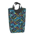 Gaeub Love Music Print 50L Large Laundry Hampers with Handles