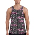 thumbnail image 1 of Gaeub Lovely Mom Ever Men's Athletic Tank Top, Workout Sleeveless Shirts, Running Tank Tops for Gym, Running, Training - X-Large, 1 of 9