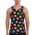 thumbnail image 1 of Gaeub Lovely Planet Men's Athletic Tank Top, Workout Sleeveless Shirts, Running Tank Tops for Gym, Running, Training - 4X-Large, 1 of 9