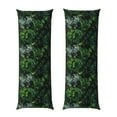thumbnail image 1 of Gaeub Lush Foliage Green Plant Printed Long Body Pillowcase Envelope Closure 1 Pack Wrinkle for Night Sweats - 20x54 in, 1 of 8