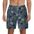 thumbnail image 1 of Gaeub Magic Toads in Hats Mens Swim Trunks Stretch Beach Shorts Quick Dry for Men Swim Shorts Swimwear with Pockets- Small, 1 of 9
