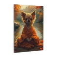 thumbnail image 1 of Gaeub Maple Leaf Meditating Chihuahua Print Canvas Wall Art for Bathrooms Bedroom,Wall Decor,Framed Artwork for Wall,Modern Wall Decorations Prints Picture,Home Decor Wall Pictures 30" x 40", 1 of 8