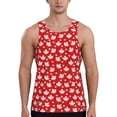 thumbnail image 1 of Gaeub Maple Leaves Men's Athletic Tank Top, Workout Sleeveless Shirts, Running Tank Tops for Gym, Running, Training - Small, 1 of 9