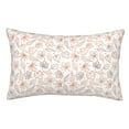 thumbnail image 1 of Gaeub Maple Leaves Print Double Sided Plush Decorative Throw Pillow Cover, Sofa Cushion Cover, Plush Cushion Cover，Excluding Pillow Core-14"x20", 1 of 6