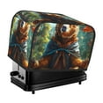 thumbnail image 1 of Gaeub Maple Meditating Bear Print 2 Slice Toaster Cover, Toaster Bags,Small Appliance Toaster Cover for Kitchen,Toaster Oven Dustproof Cover, 1 of 7