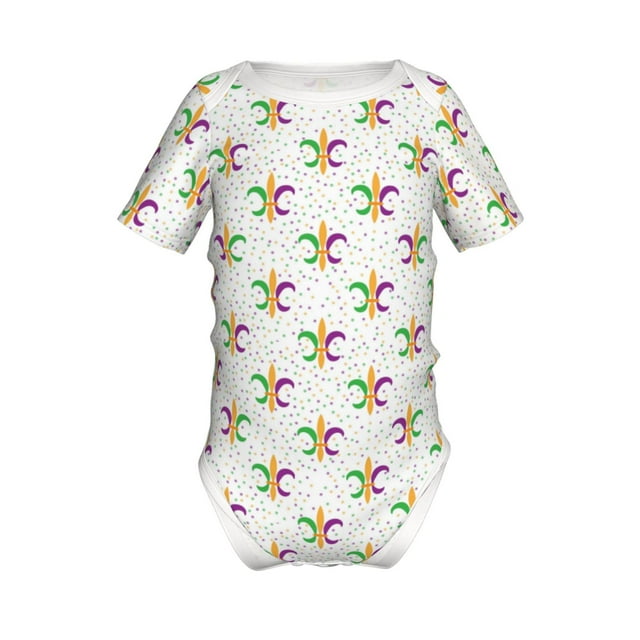 mardi gras newborn outfit
