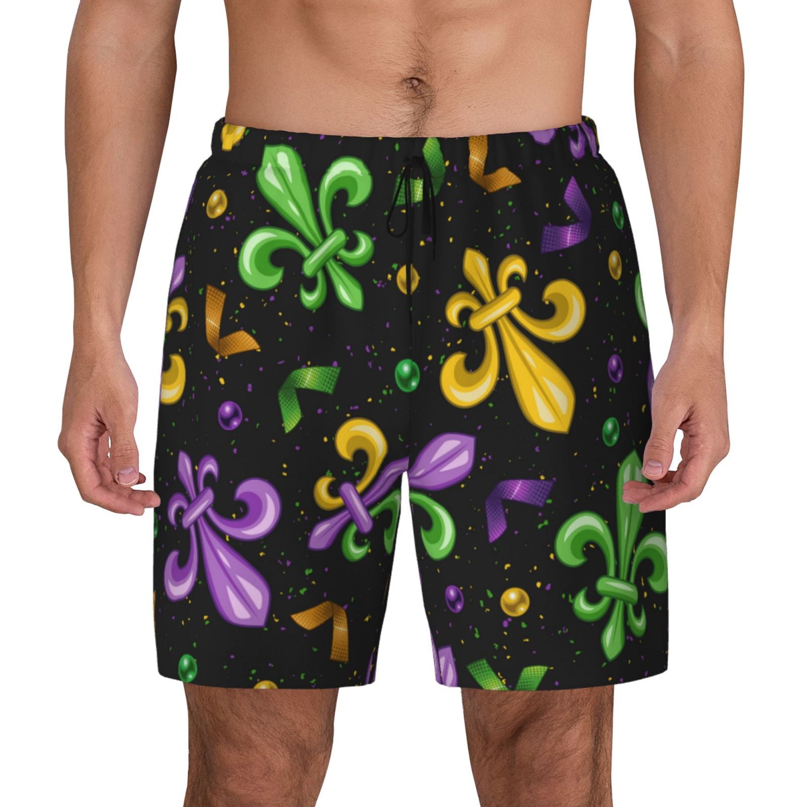 mardi gras shorts