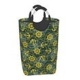 Gaeub Marine Anchors And Compass Print 50L Large Laundry Hampers with