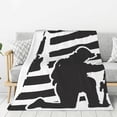 thumbnail image 1 of Gaeub Memorial Day1 Print Flannel Throw Blanket, Home Fleece Throw Blanket for Couch or Bed,Decorative Blankets,Lightweight Fuzzy Flannel Blanket-80"x60", 1 of 6