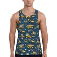 thumbnail image 1 of Gaeub Modern Excavator Men's Athletic Tank Top, Workout Sleeveless Shirts, Running Tank Tops for Gym, Running, Training - X-Large, 1 of 9