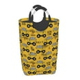 Gaeub Modern Truck Print 50L Large Laundry Hampers with Handles