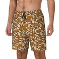 thumbnail image 1 of Gaeub Monkey Sloth Print Mens Swim Trunks with Compression Liner,Board Shorts Quick Dry,Beach Swimwear with Pockets-3X-Large, 1 of 6