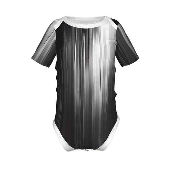 Gaeub Monochrome Abstract Lines Print Infant Climbing Onesie,Toddler Outfit,Newborn Baby Bodysuit,Baby Boy Girl Clothes -6 Months