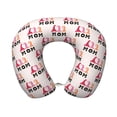 thumbnail image 1 of Gaeub Mothers Day Print Memory Foam Travel Pillow,U-Shaped Neck Pillow,Head Neck Support Airplane Pillow,Flight Pillow for Traveling,Car,Home,Office,Washable Cover, 1 of 8