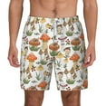 thumbnail image 1 of Gaeub Mushrooms Mens Swim Trunks Stretch Beach Shorts Quick Dry for Men Swim Shorts Swimwear with Pockets- 3X-Large, 1 of 9