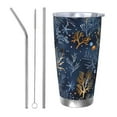 thumbnail image 1 of Gaeub Mystical Underwater Coral Scene Print 20-Ounce Stainless Steel Car Cup,Tumblers Cups with Lids and Straw,Coffee Cups for Adults Kids Home Car Office School Travel Party-Straw Three-piece Set, 1 of 8