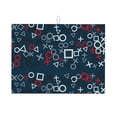 thumbnail image 1 of Gaeub Navy Blue Geometric Print Dish Drying Mats For Kitchen Counter, Kitchen Drying Mat, Large Dish Drying Pad for Kitchen Counter, Microfiber Dish Drying Mat for Sinks, Drainer Mats, 18x24in, 1 of 1