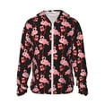 thumbnail image 1 of Gaeub New Year Flamingo Men's and Women's UPF 50+ Long-Sleeved Sun Protection Clothing, Fishing Shirt Long Sleeve Zip-XX-Large, 1 of 7