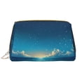 thumbnail image 1 of Gaeub Night Sky Beach Scene Printed Travel Cosmetic Bag,Makeup Bag, Large Capacity Toiletry Bag for Women, Portable Pouch Make Up Organizer with Zipper and Divider, 1 of 8