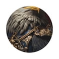 thumbnail image 1 of Gaeub Noble Style Bald Eagle Print 6 Pcs Leather Coasters for Drinks ,Drink Coasters Sets,Drink Table Cup Coasters for Living Room Kitchen Coffee Decor,Round Shape, 1 of 7