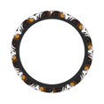 thumbnail image 1 of Gaeub Not All Who Wander Are Lost4 Breathable Stretch Elastic Steering Wheel Cover, Cool in Summer and Warm in Winter, Universal 15 inch, 1 of 8
