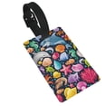 thumbnail image 1 of Gaeub One Size Printed Travel Luggage Identification Tags, Golf Bag Tags with Information Bar on The Back - 3.4 x 2.1 inch, 1 of 8