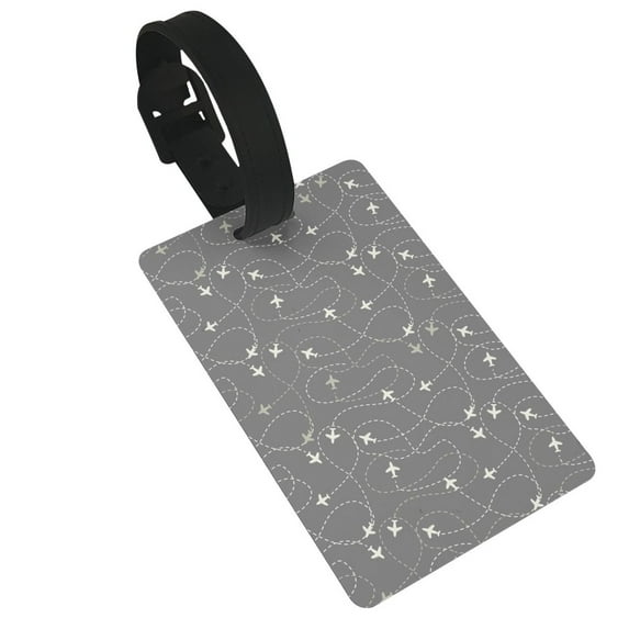 Gaeub One Size Printed Travel Luggage Identification Tags, Golf Bag Tags with Information Bar on The Back - 3.4 x 2.1 inch