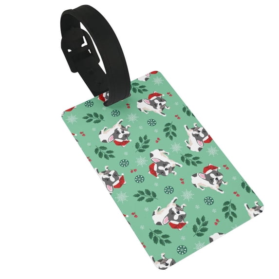 Gaeub One Size Printed Travel Luggage Identification Tags, Golf Bag Tags with Information Bar on The Back - 3.4 x 2.1 inch