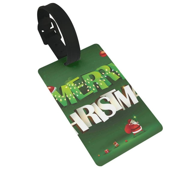 Gaeub One Size Printed Travel Luggage Identification Tags, Golf Bag Tags with Information Bar on The Back - 3.4 x 2.1 inch