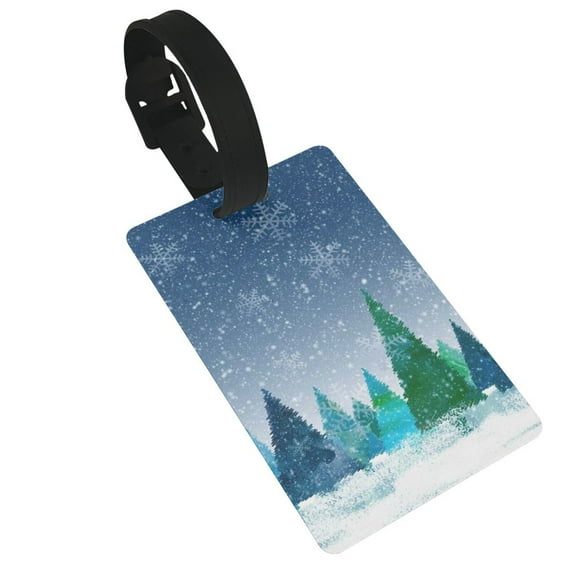 Gaeub One Size Printed Travel Luggage Identification Tags, Golf Bag Tags with Information Bar on The Back - 3.4 x 2.1 inch