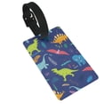 thumbnail image 1 of Gaeub One Size Printed Travel Luggage Identification Tags, Golf Bag Tags with Information Bar on The Back - 3.4 x 2.1 inch, 1 of 8