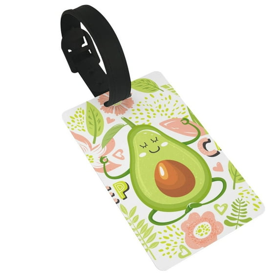 Gaeub One Size Printed Travel Luggage Identification Tags, Golf Bag Tags with Information Bar on The Back - 3.4 x 2.1 inch