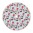 thumbnail image 1 of Gaeub Panda And Rose Print Christmas Tree Skirt,Christmas Decorations,Round Xmas Skirt for Christmas Indoor Decorations Xmas Winter Holiday Party Supplies-30", 1 of 6