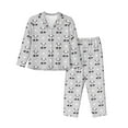thumbnail image 1 of Gaeub Panda Bear Women' Long-Sleeve Shirt and Full-Length Bottom Pajama Set Loungewear Soft Pjs Sleepwear Set-Small, 1 of 7