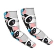 thumbnail image 1 of Gaeub Panda Cute Pink Hearts Cooling Sleeves for Men, Arm Sleeves, UV Sun Protection Sleeve to Cover with Silicone Anti-Slip, 1 of 8