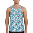 thumbnail image 1 of Gaeub Panda Flying in the Sky Men's Athletic Tank Top, Workout Sleeveless Shirts, Running Tank Tops for Gym, Running, Training - Medium, 1 of 9