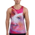 thumbnail image 1 of Gaeub Pig Men's Athletic Tank Top, Workout Sleeveless Shirts, Running Tank Tops for Gym, Running, Training - 4X-Large, 1 of 9