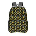 thumbnail image 1 of Gaeub Pineapple Print Clear Backpack ,Clear Transparent Backpack, PVC Bag with Side Pockets,for Concert, Beach, Work, Travel & Sporting, 1 of 7