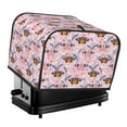 thumbnail image 1 of Gaeub Pink Butterfly Daisy Print 4 Slice Toaster Cover,Bread Machine Cover,Dustproof Fingerprint Protectors and Greasy Protection Anti-sputtering, 1 of 7