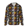 thumbnail image 1 of Gaeub Pumpkin And Flying Bat Men's and Women's UPF 50+ Long-Sleeved Sun Protection Clothing, Fishing Shirt Long Sleeve Zip-Medium, 1 of 7