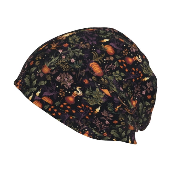 Gaeub Pumpkin Plant Garden Knit Cuffed Beanie Top Level Beanie Men Women Winter Knit Caps Soft Ski Hat