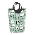 Gaeub Puppy Print 50L Large Laundry Hampers with Handles, Collapsible