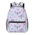thumbnail image 1 of Gaeub Purple Butterfly Ergonomic Lightweight Laptop Backpack - Multiple Pockets for School, Work, Travel, Outdoor Activities -One Size, 1 of 5
