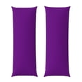 thumbnail image 1 of Gaeub Purple Printed Long Body Pillowcase Envelope Closure 1 Pack Wrinkle for Night Sweats - 20x54 in, 1 of 8