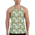thumbnail image 1 of Gaeub Rabbit And Carrot Men's Athletic Tank Top, Workout Sleeveless Shirts, Running Tank Tops for Gym, Running, Training - Medium, 1 of 9